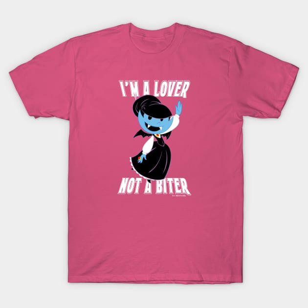 Lil Monstrrrs: I'm A Lover Not A Biter- Lady Victoria T-Shirt by scout1138